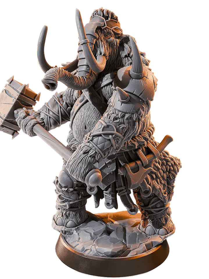 Miniatura 32 mm bestia elefante 1