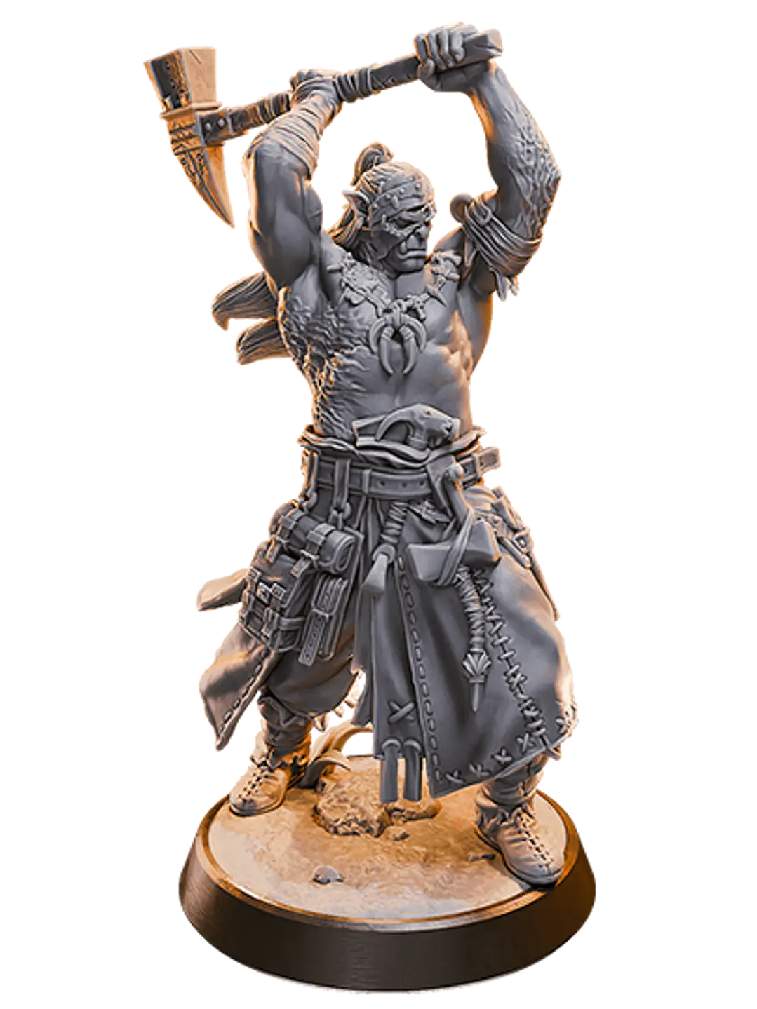 Miniatura 32 mm orco guerrero 1
