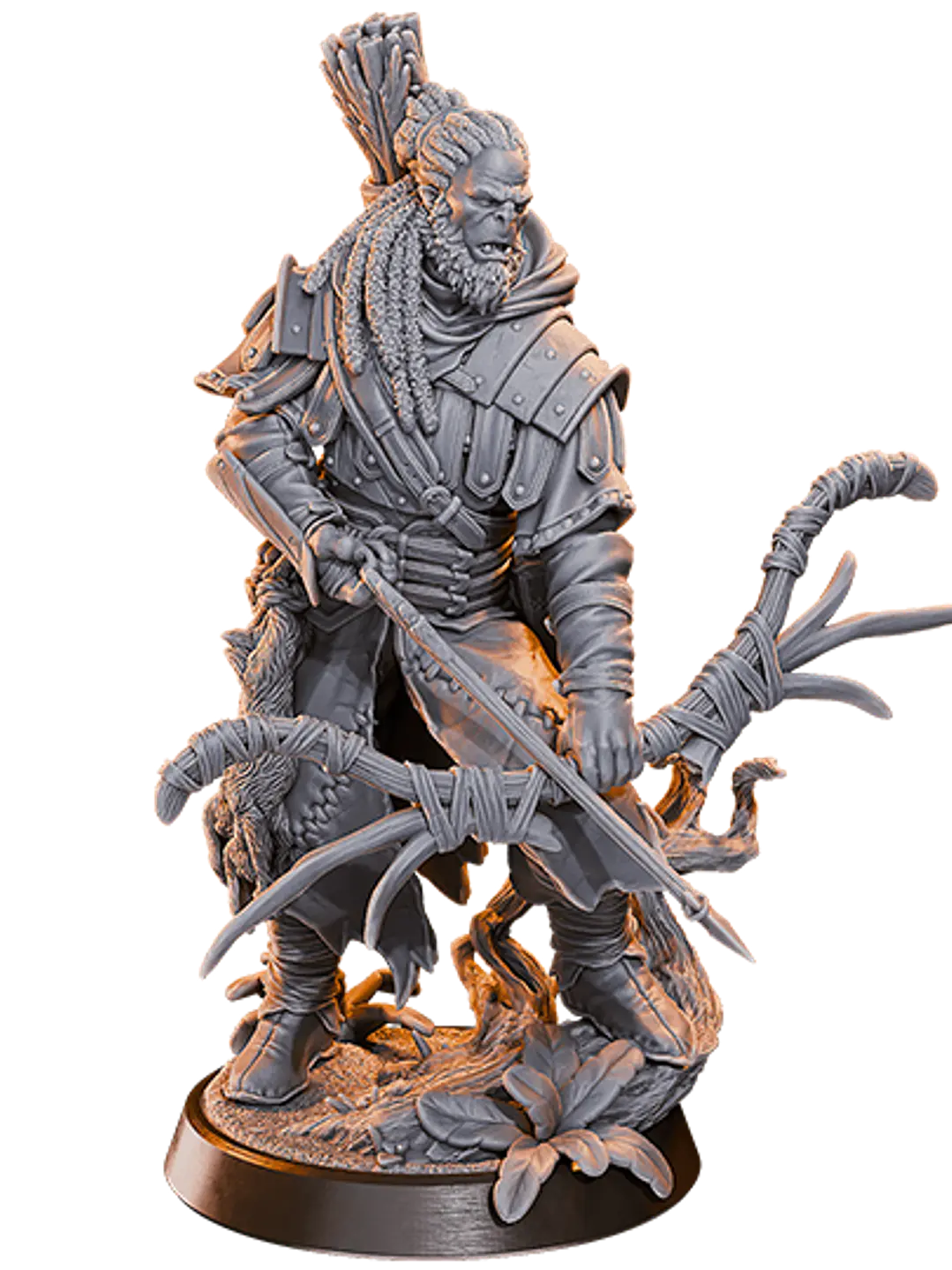 Miniatura 32 mm orco guerrero 1