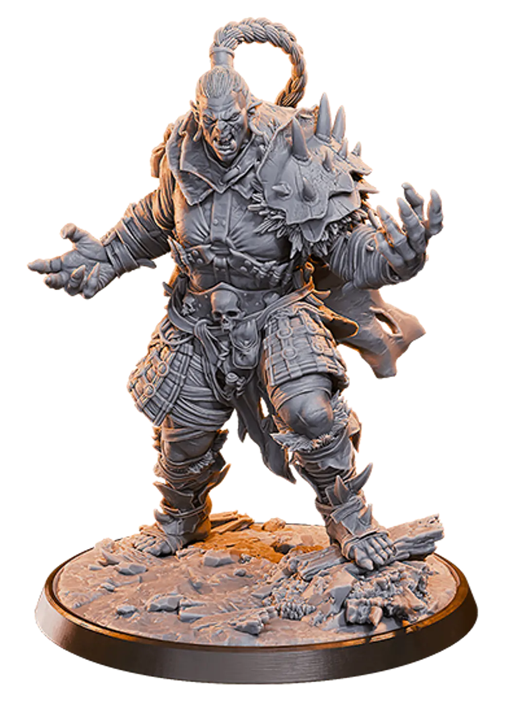 Miniatura 32 mm orco gigante (base 5 cm diámetro) 1