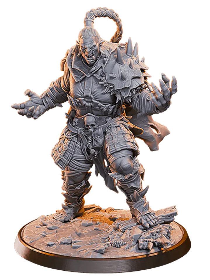 Miniatura 32 mm orco gigante (base 5 cm diámetro) 1