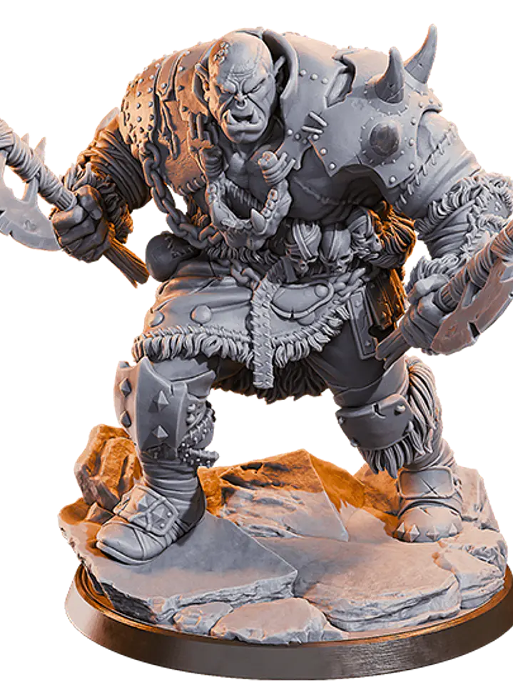 Miniatura 32 mm orco gigante (base 5 cm diámetro) 1