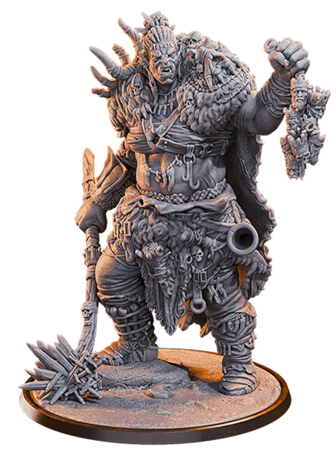 Miniatura 32 mm orco gigante (base 5 cm diámetro) 1