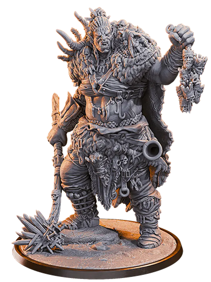 Miniatura 32 mm orco gigante (base 5 cm diámetro) 1