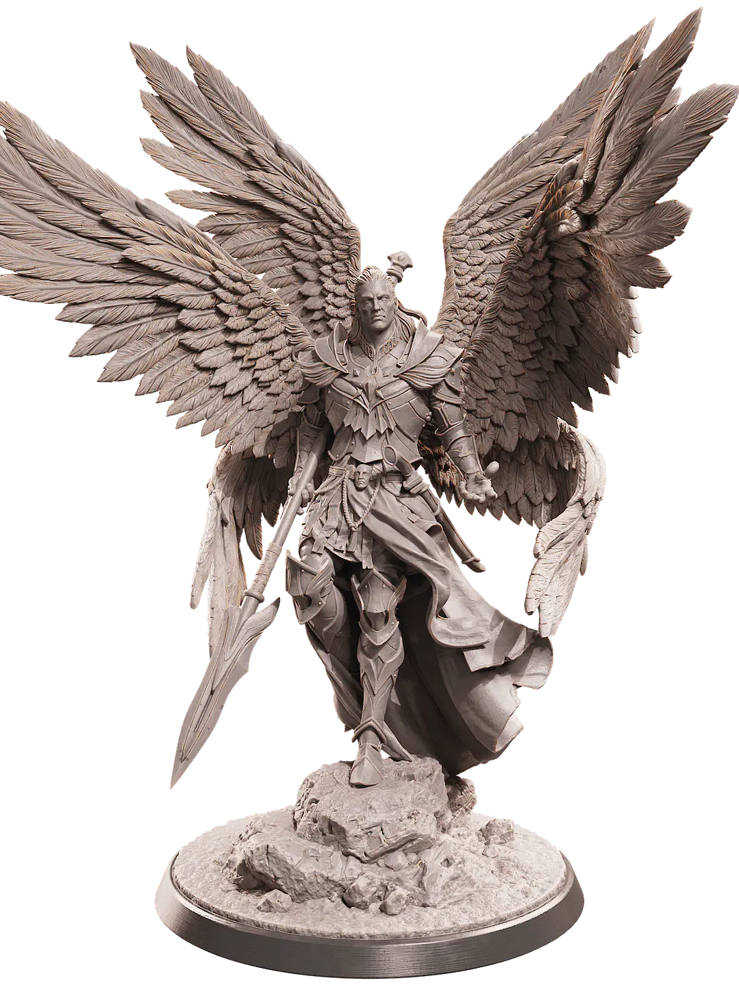 Miniatura 32 mm ángel guerrero 1