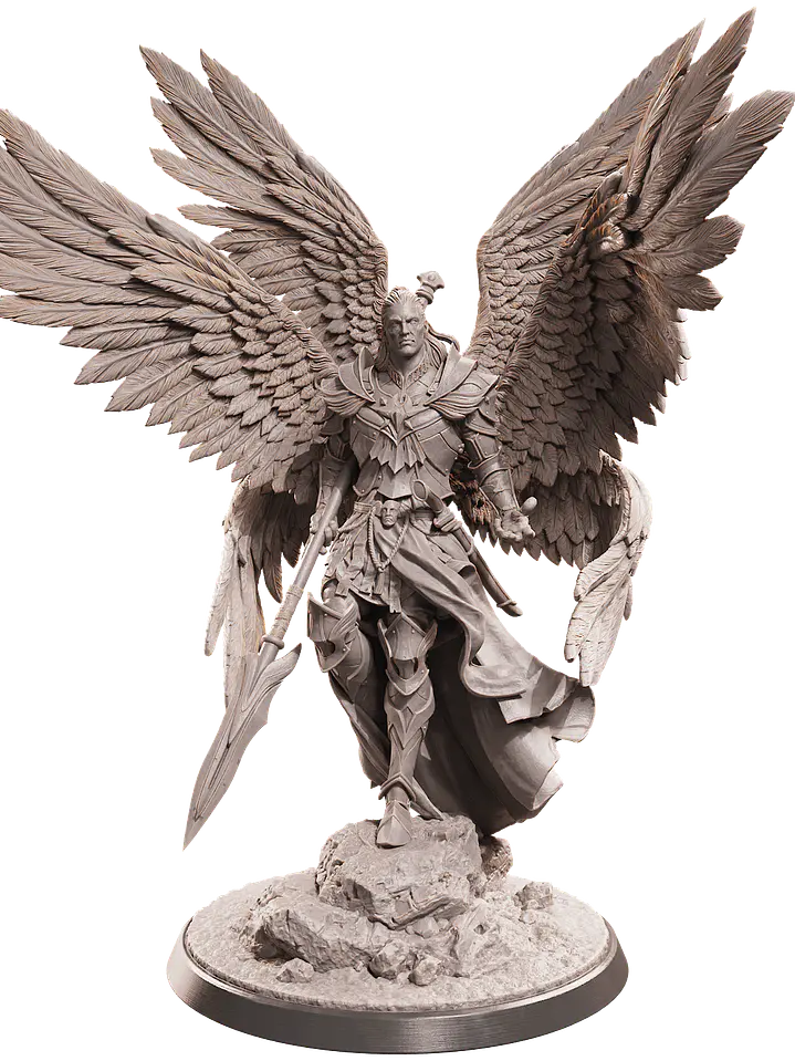 Miniatura 32 mm ángel guerrero 1
