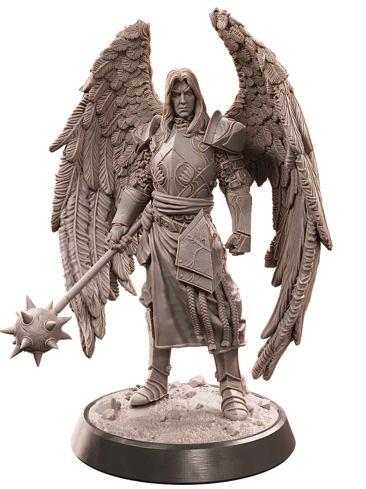 Miniatura 32 mm ángel guerrero 1