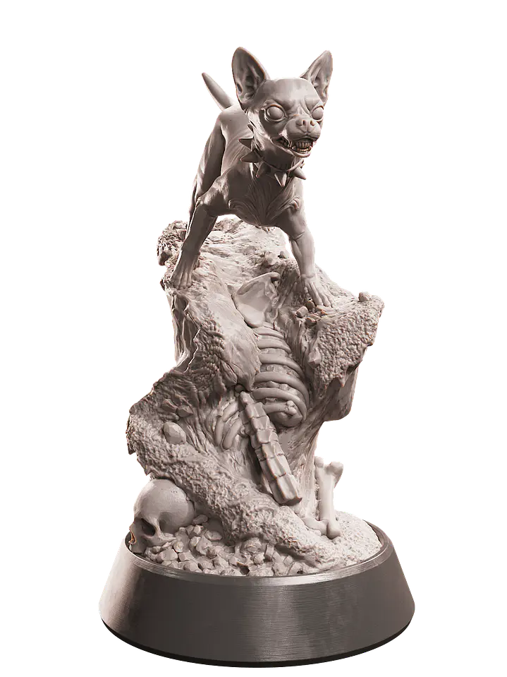 Miniatura 32 mm perro pequeño 1