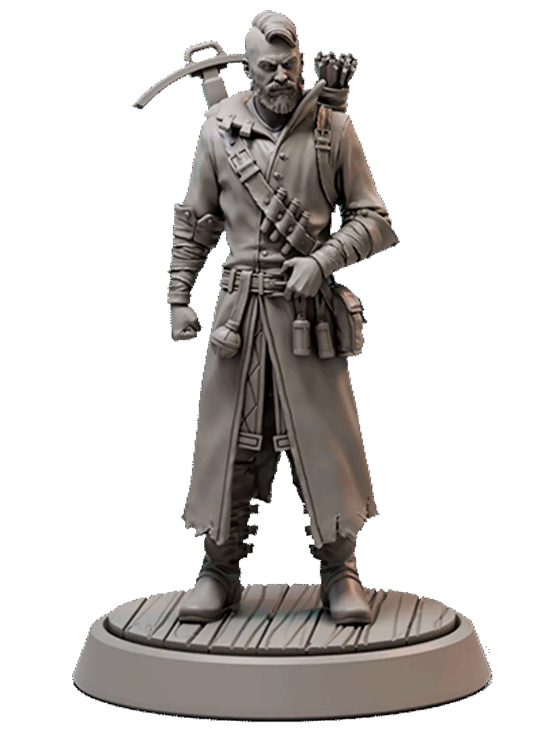 Miniatura 32 mm cazador con ballesta 1