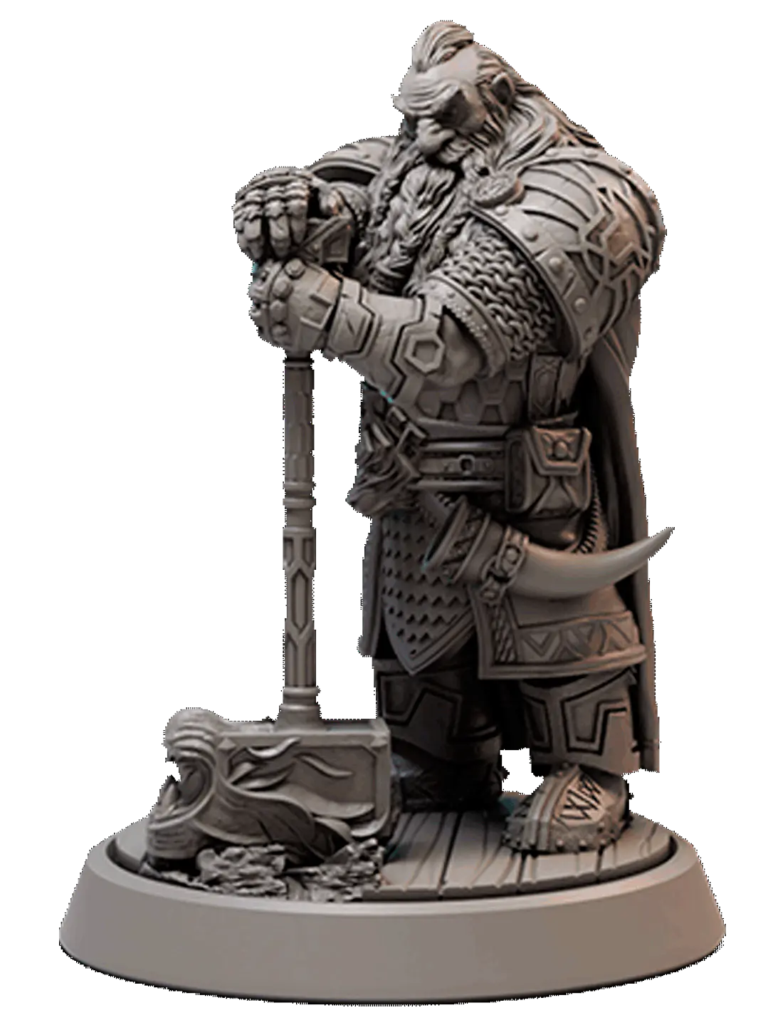Miniatura 32 mm enano guerrero 1