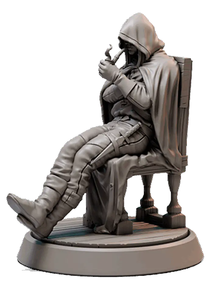 Miniatura 32 mm hombre misterioso 1