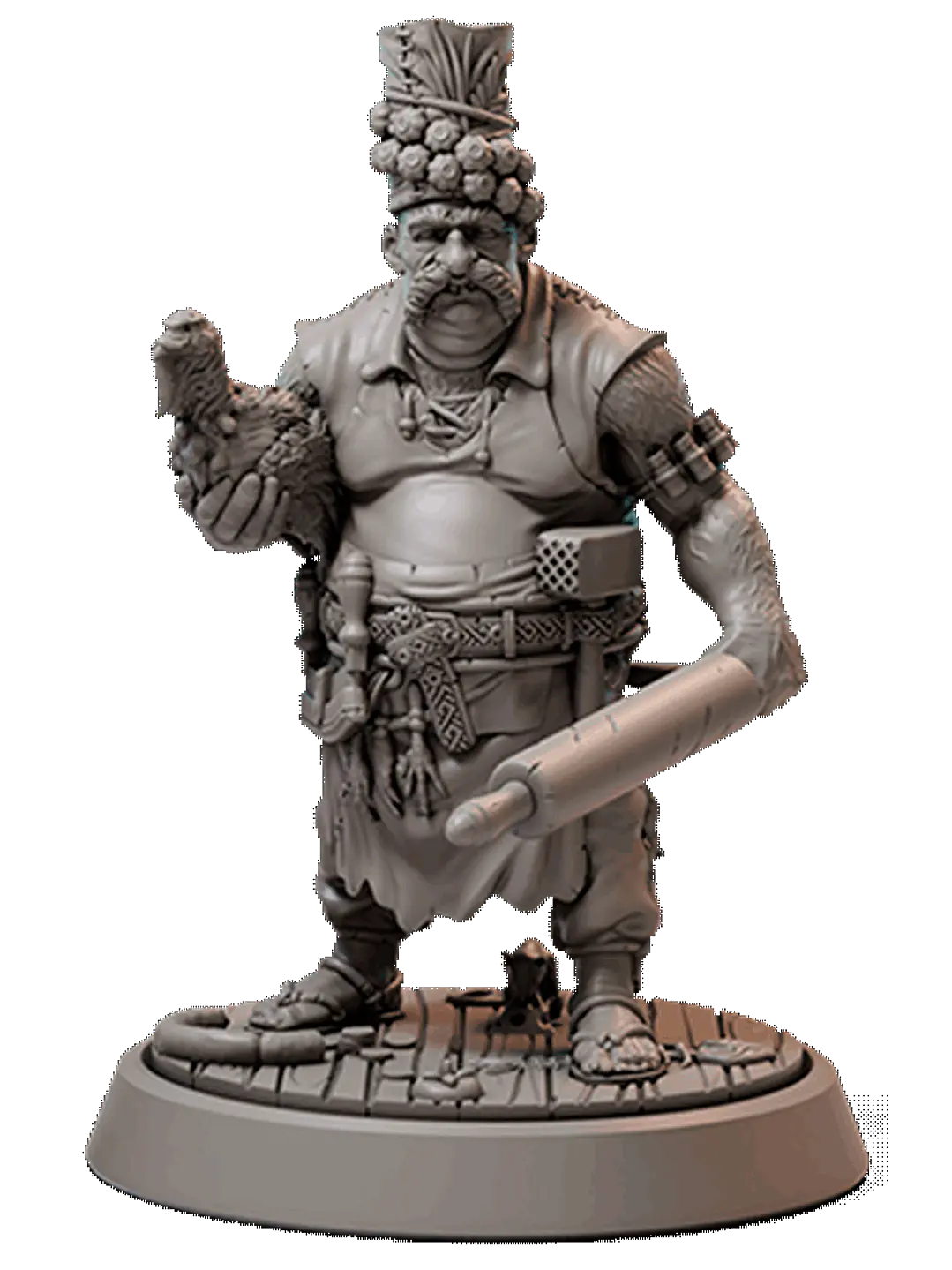 Miniatura 32 mm enano cocinero 1