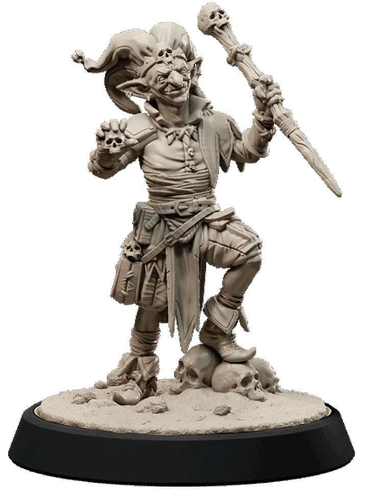 Miniatura 32 mm goblin bufón 1