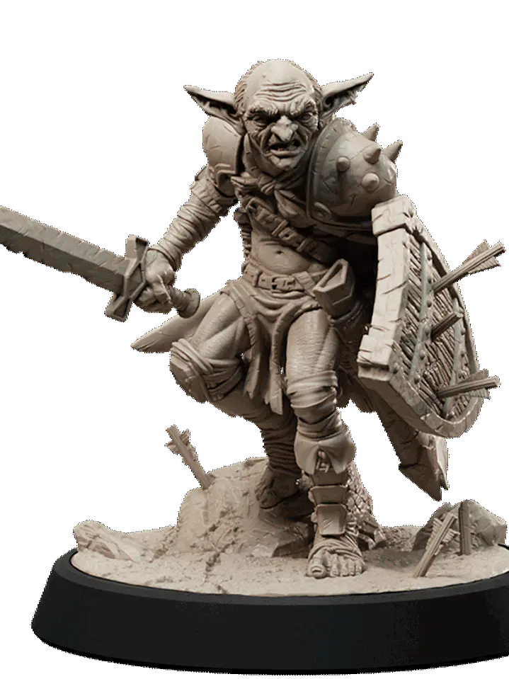 Miniatura 32 mm guerrero goblin 1