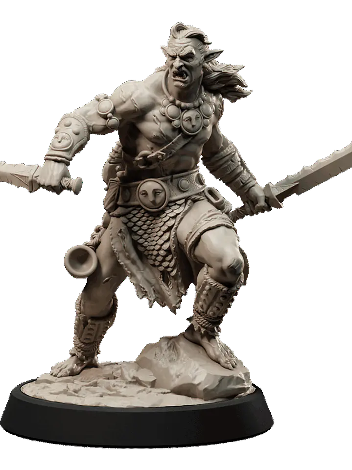 Miniatura 32 mm hobgoblin guerrero 1