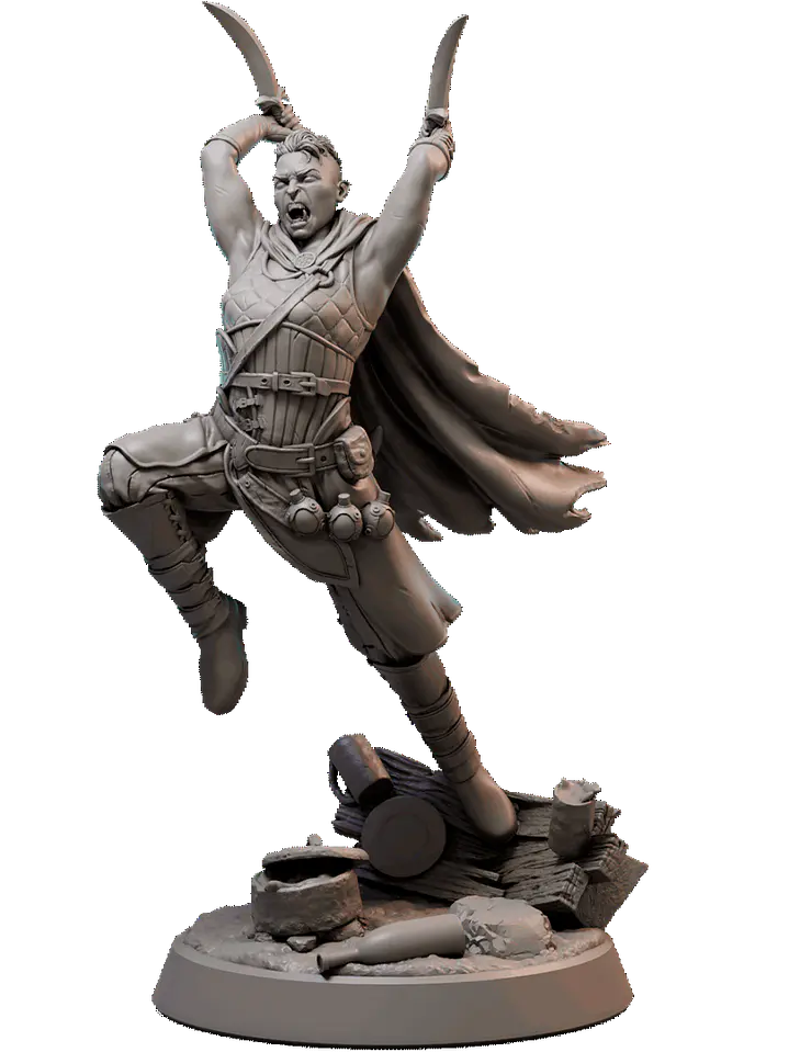 Miniatura 32 mm orca guerrera 1