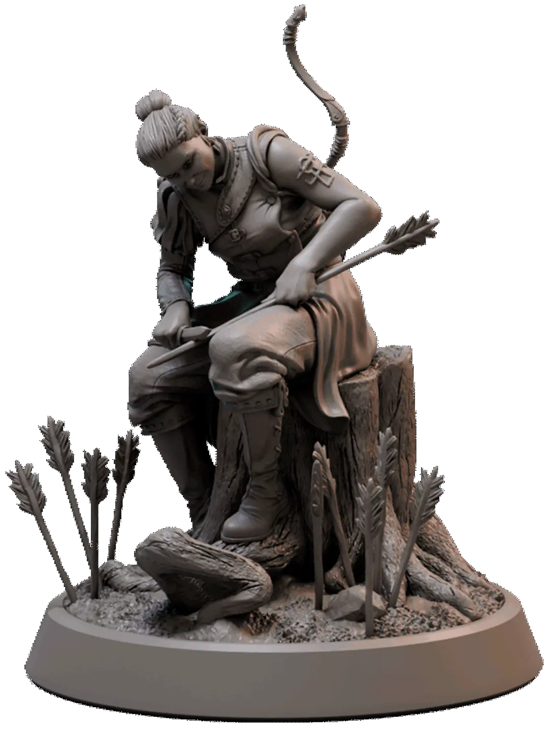 Miniatura 32 mm elfa arquera  1