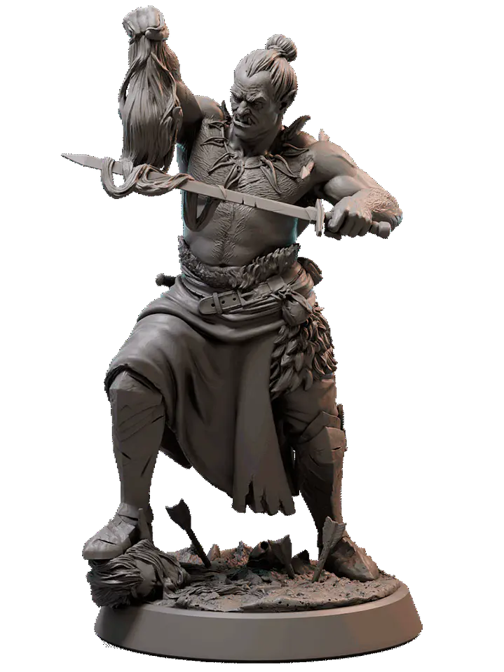 Miniatura 32 mm orco asesino  1
