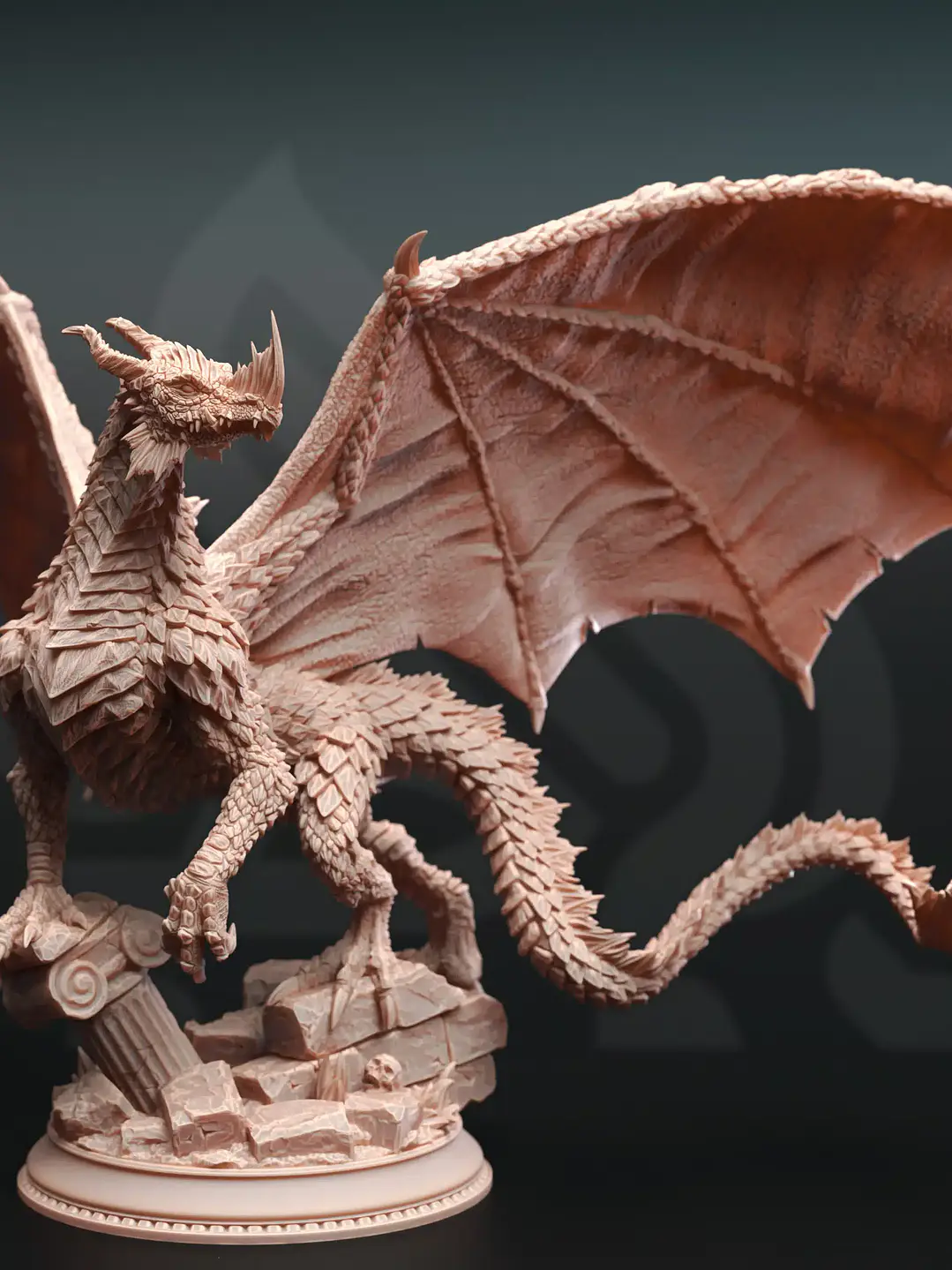Dragón escamado 32 mm (grande) 1