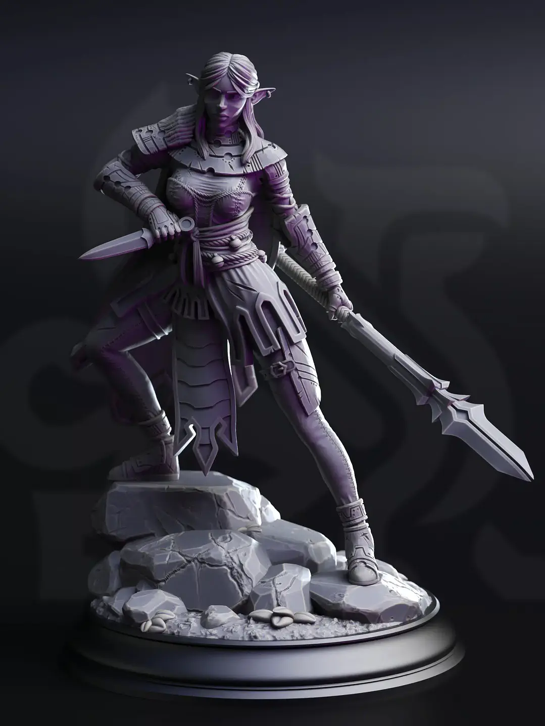 Drow de las profundidades 32mm 1