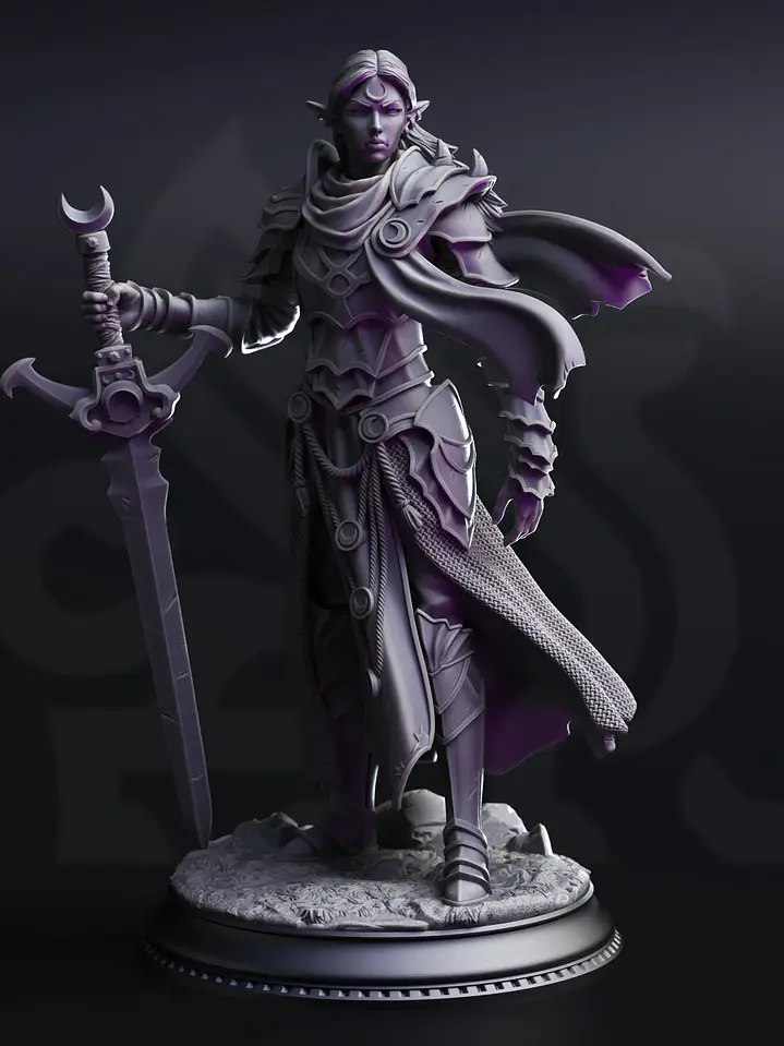 Paladín del clan de la Luna 32 mm 1
