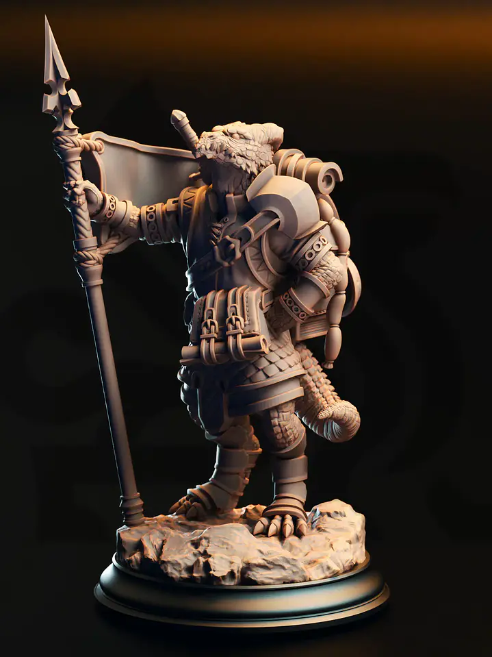 Portaestandarte Draconiano 32 mm 1