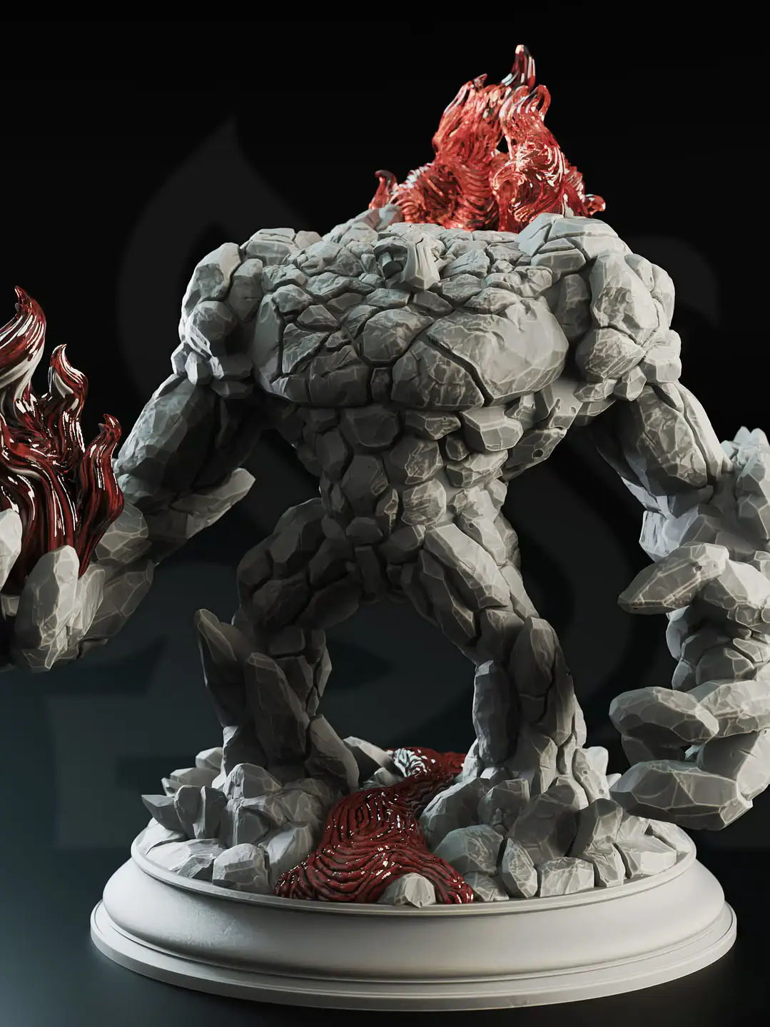 Golem de fuego 32 mm 1