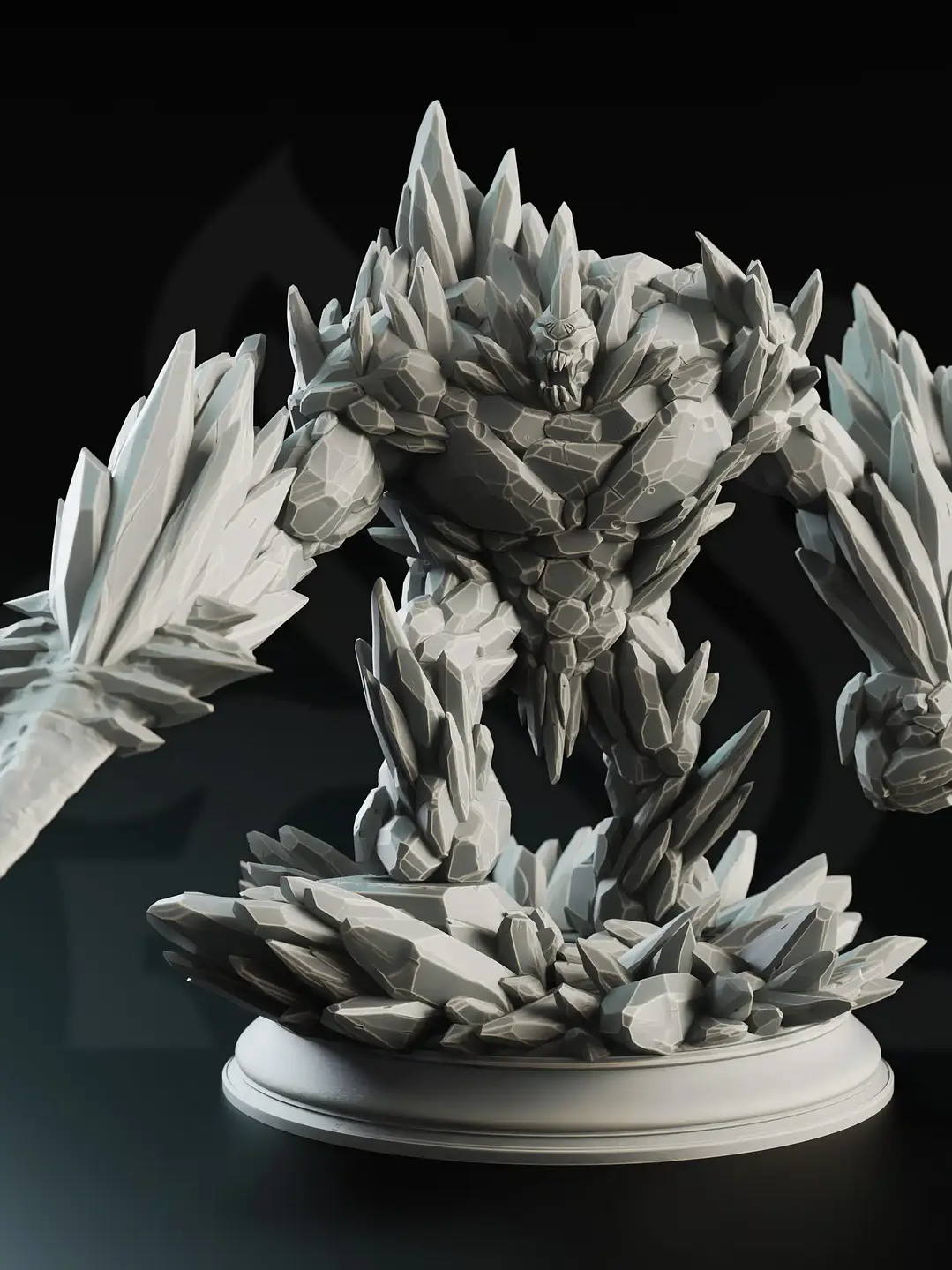 Golem de hielo 32 mm 1