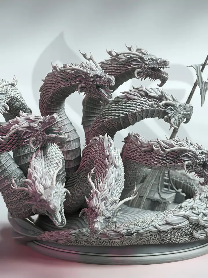 Dragón de ocho cabezas 32 mm (grande) 1