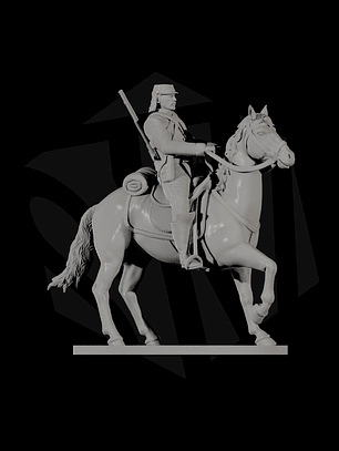 Soldado caballería chilena 50 mm