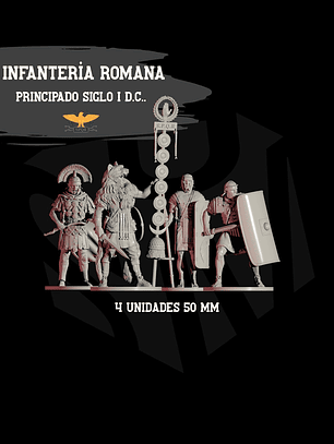 Infantería romana del Principado (siglo I d. C.) 4 unidades