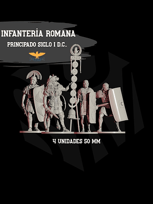 Infantería romana del Principado (siglo I d. C.) 4 unidades