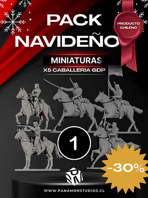 🎖️ Pack Navideño — Caballería Guerra del Pacífico (x5)