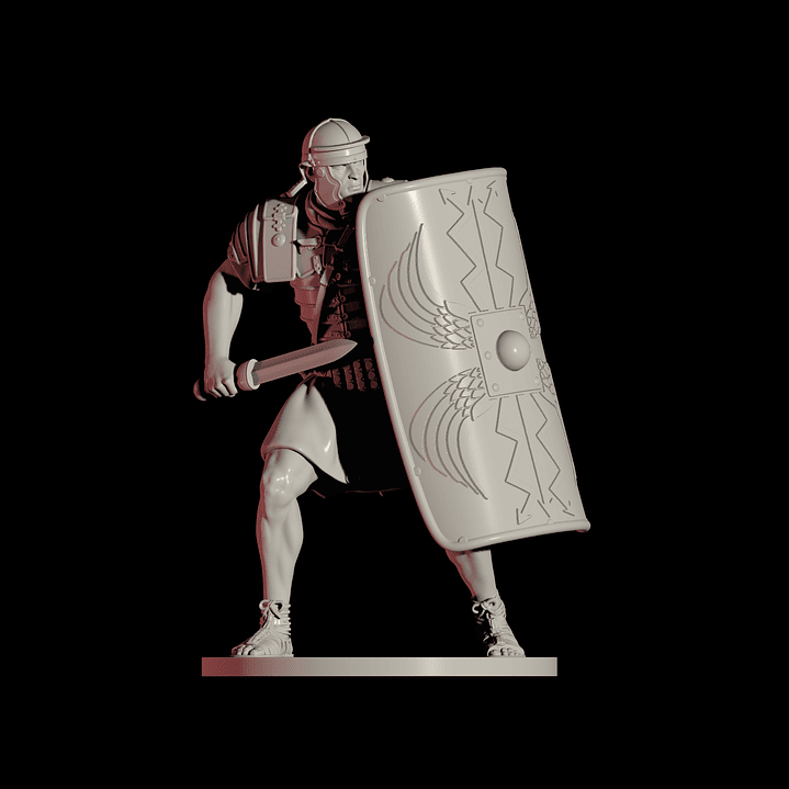 Soldado de infantería romana (Principado – siglo I d. C.) 50 mm 1