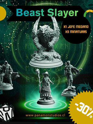 Beast Slayer Pack - Pack de Miniaturas con Jefe Mediano
