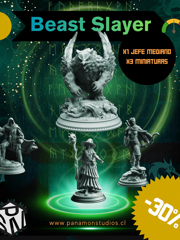 Beast Slayer Pack - Pack de Miniaturas con Jefe Mediano 1