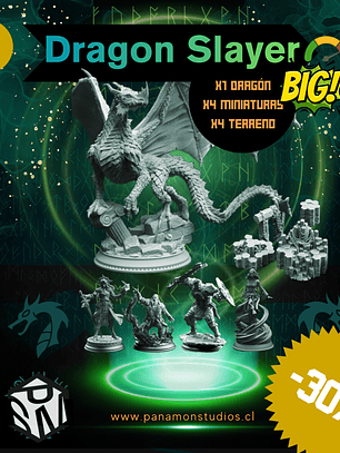 Dragon Slayer — Pack Final Boss + Party + Terreno