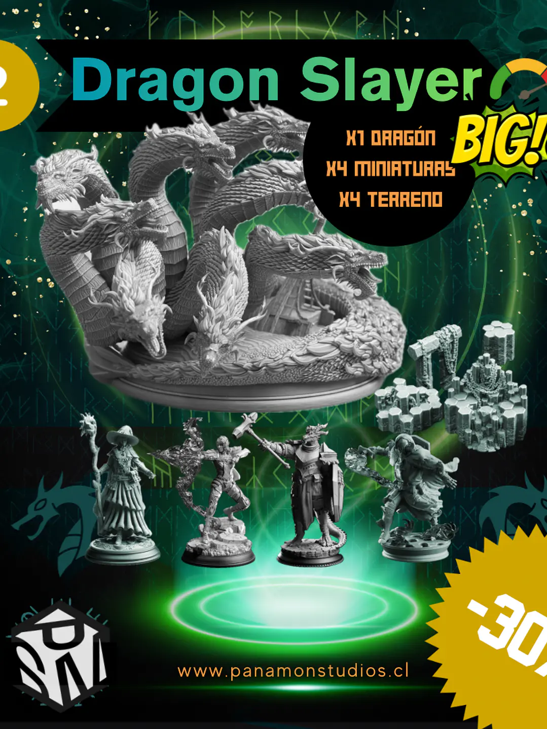 Dragon Slayer — Pack Final Boss + Party + Terreno 2