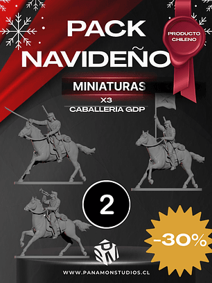 🎖️Pack Navideño – Caballería GDP (x3 Miniaturas)