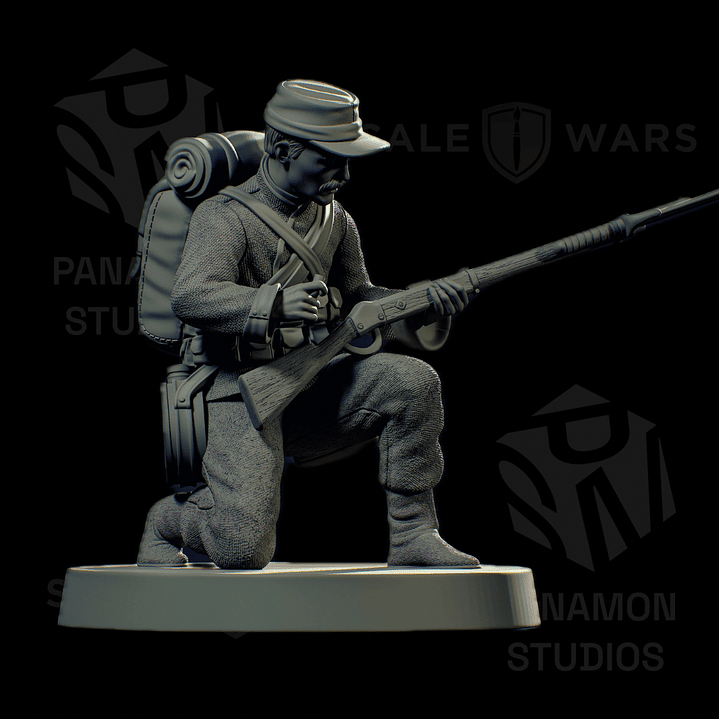 Infantería GDP – Miniatura Exclusiva Panamon Studios (Guerra del Pacifico) 1