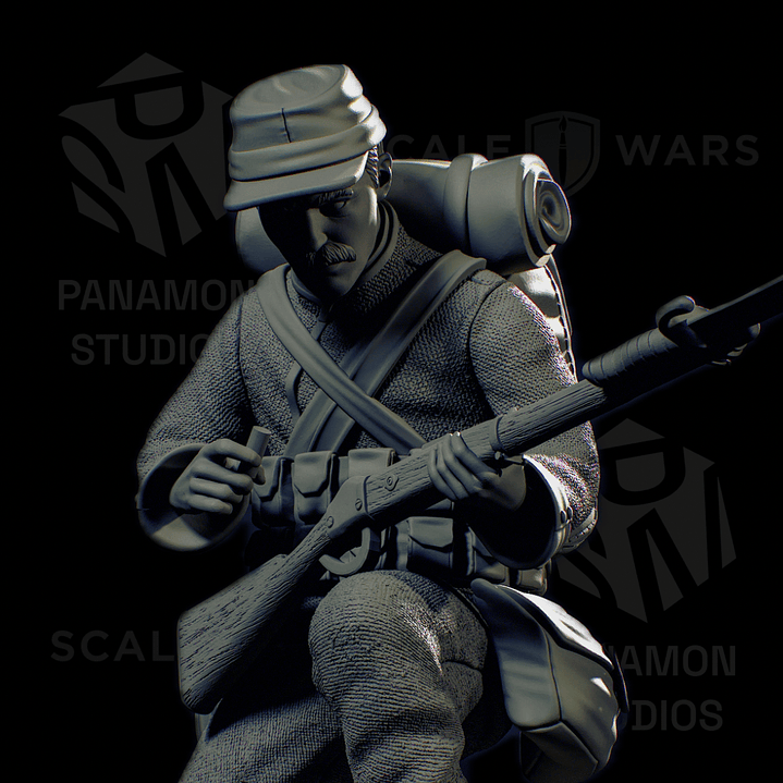 Infantería GDP – Miniatura Exclusiva Panamon Studios (Guerra del Pacifico) 4