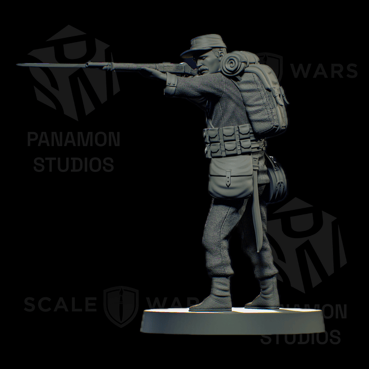 Infantería GDP – Miniatura Exclusiva Panamon Studios (Guerra del Pacifico)  1