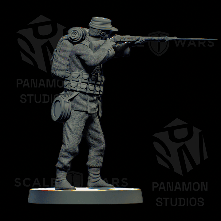 Infantería GDP – Miniatura Exclusiva Panamon Studios (Guerra del Pacifico)  3