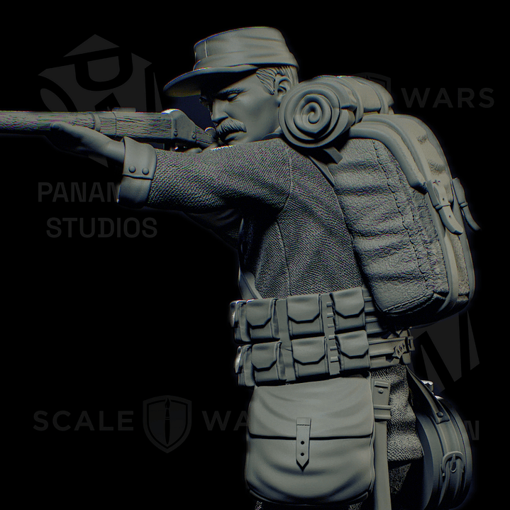Infantería GDP – Miniatura Exclusiva Panamon Studios (Guerra del Pacifico)  4