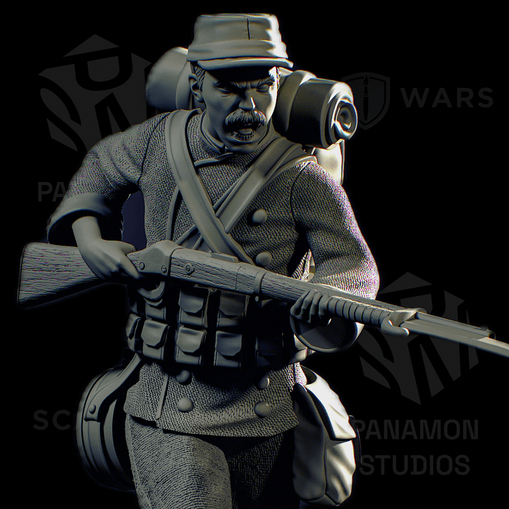 Infantería GDP – Miniatura Exclusiva Panamon Studios (Guerra del Pacifico) 4