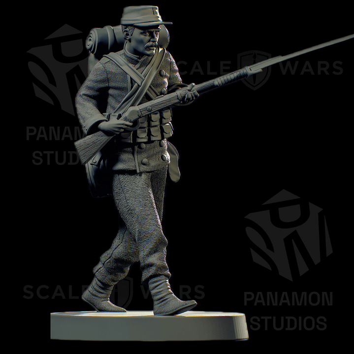 Infantería GDP – Miniatura Exclusiva Panamon Studios (Guerra del Pacifico) 1