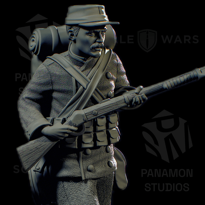 Infantería GDP – Miniatura Exclusiva Panamon Studios (Guerra del Pacifico) 4