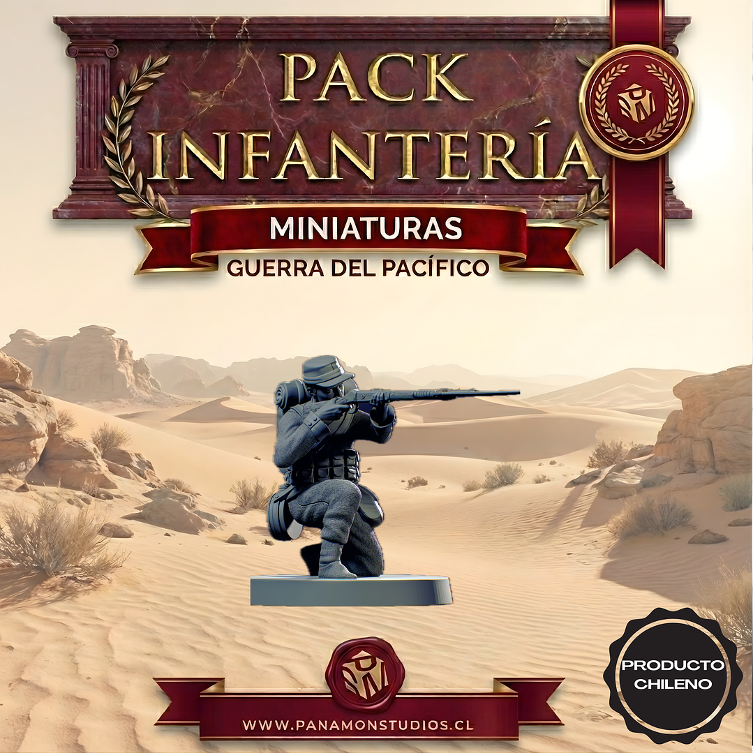 Pack Infantería Guerra del Pacífico - Scale Wars 5