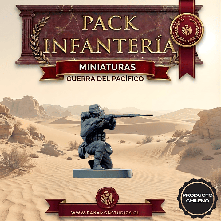 Pack Infantería Guerra del Pacífico - Scale Wars 5