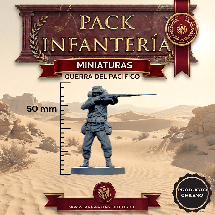 Pack Infantería Guerra del Pacífico - Scale Wars 2
